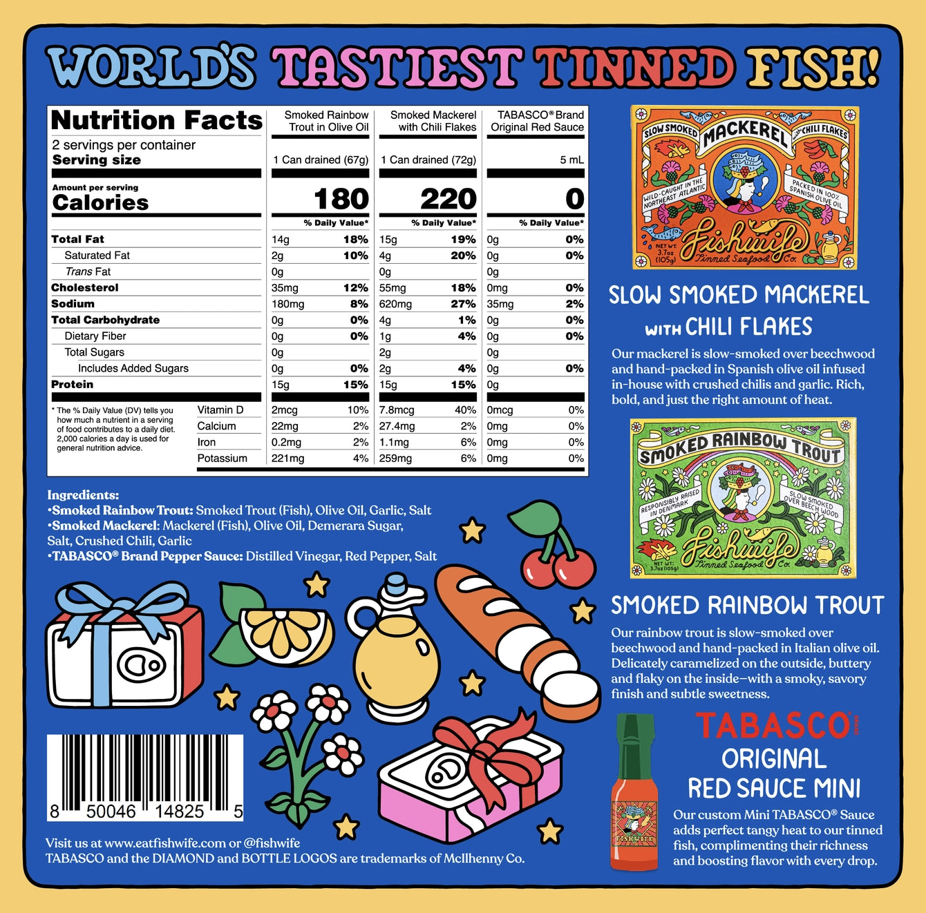 Fishwife Tinned Fish Gift Set