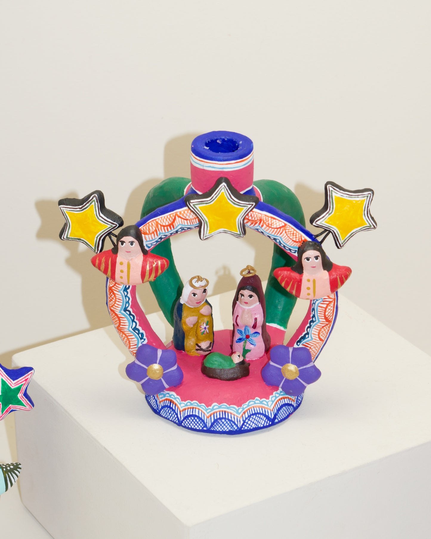 Nativity Candle Holder