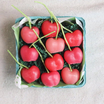 Happy Organics Pink Cherry Birthday Candles