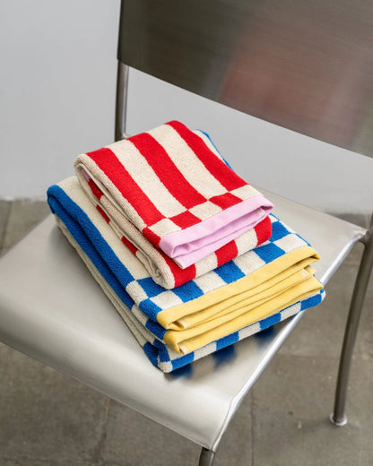 Clubhouse Stripe Bath Towels