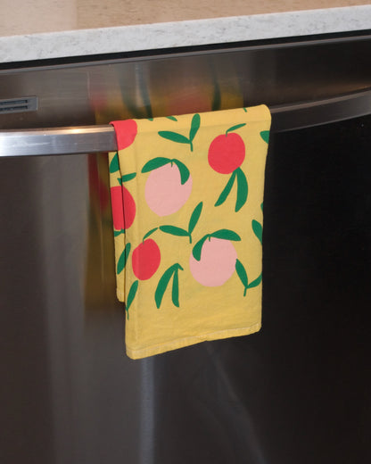 Julie Peach Dish Towel