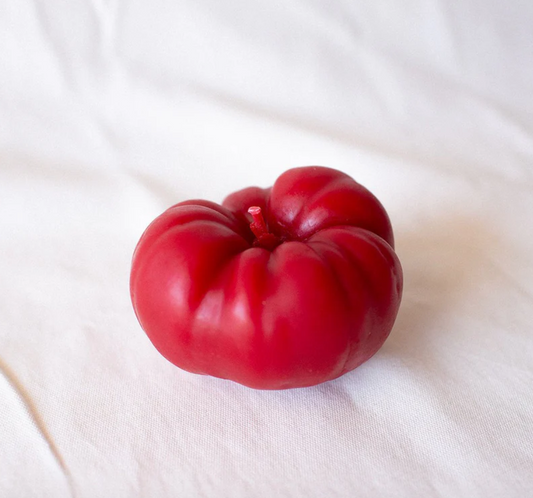 Beeswax Tomato Candle