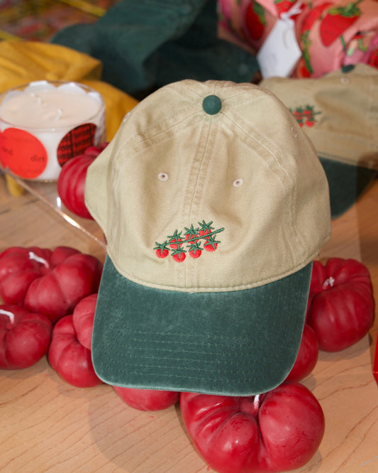 Embroidered Tomato Hat