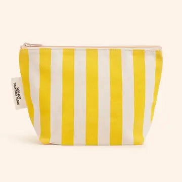 striped zipper pouch